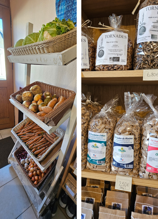 magasin de produits frais à Chaumont-sur-Loire près de Blois dans le Loir-et-Cher 41